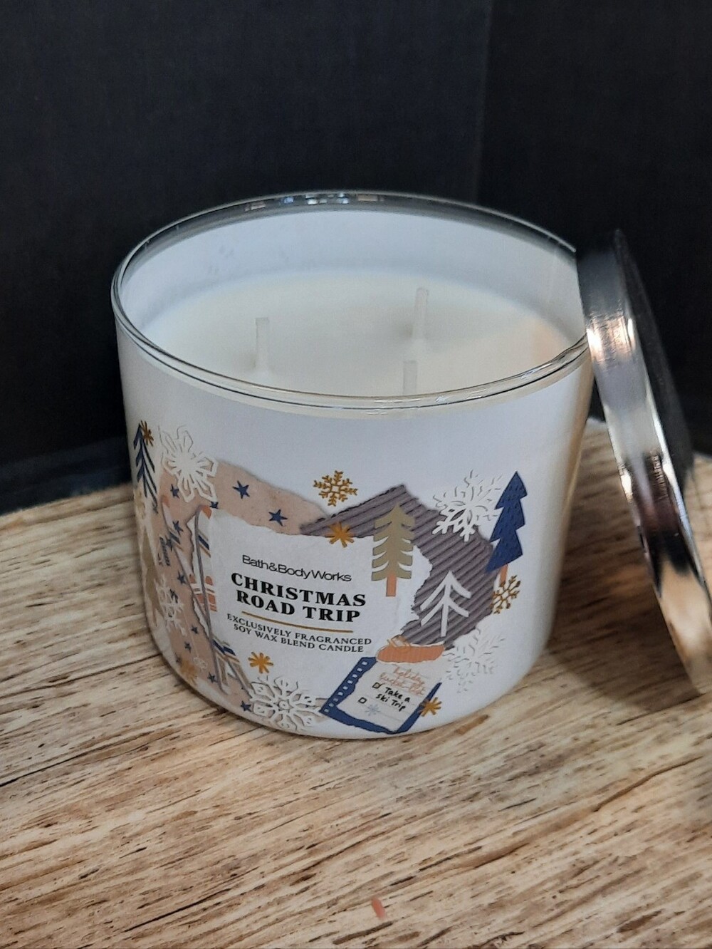 "CHRISTMAS ROAD TRIP" Bath And Body Works 3 WICK